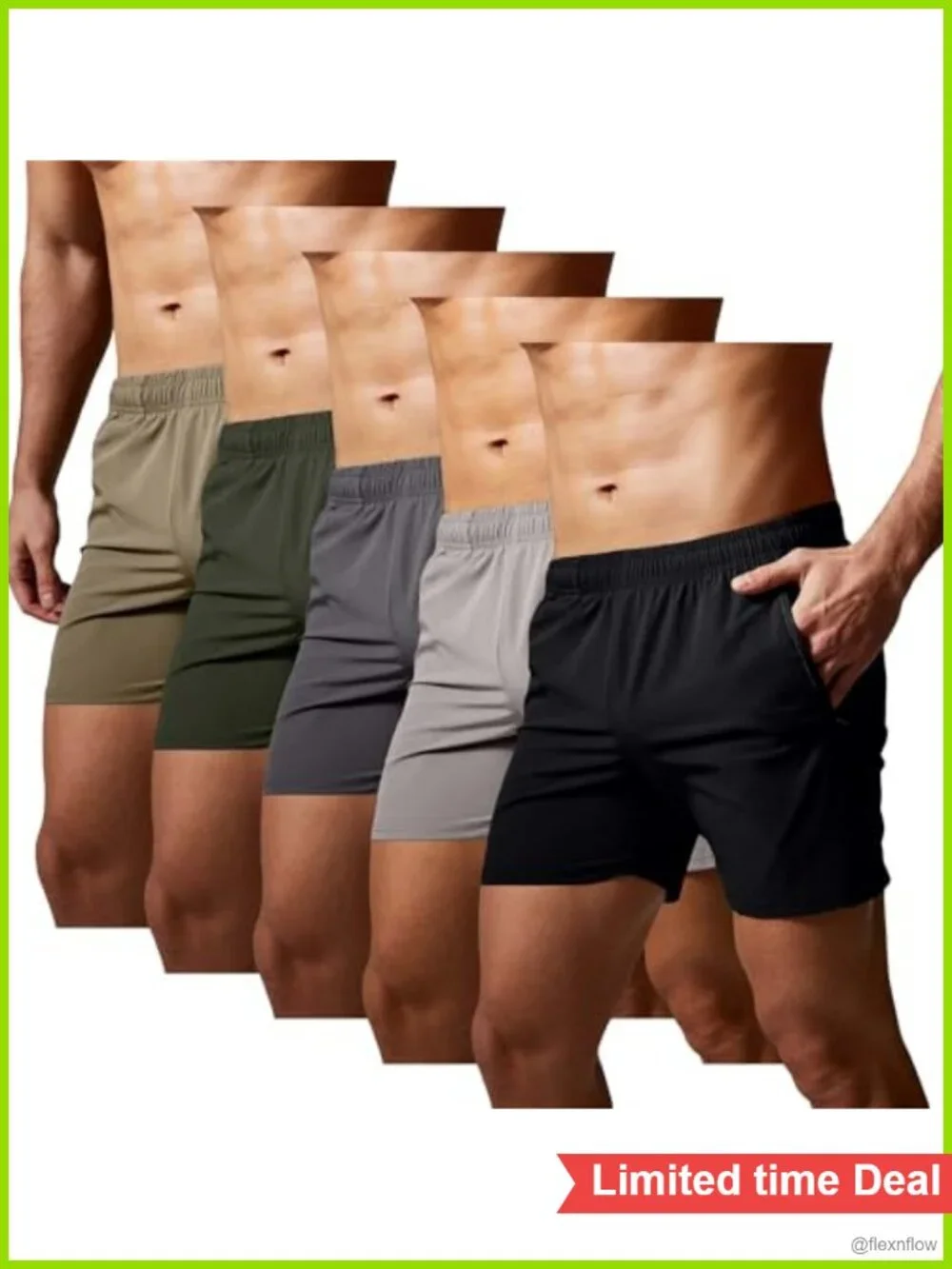 Men's Athletic Running Shorts, 5